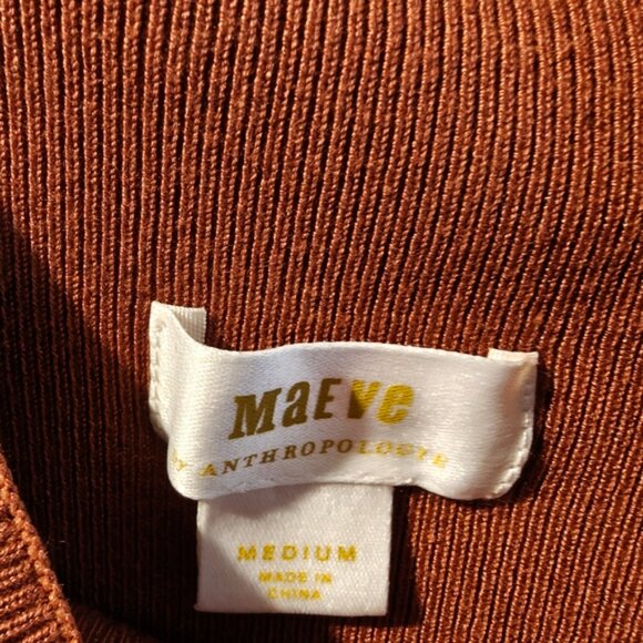 Maeve Copper Knit Top - Picture 2 of 5